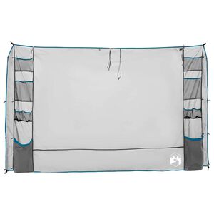 vidaXL Organisateur de tente suspendu Gris et bleu 320 x 182 cm oxford