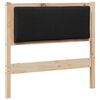 vidaXL T&ecirc;te de lit Autre Marron 100 cm Bois massif en pin