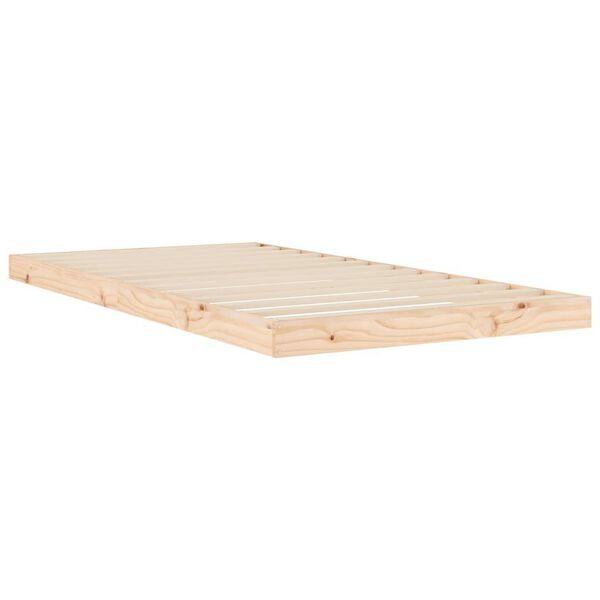 vidaXL Cadre de lit sans matelas 100x200 cm bois massif de pin