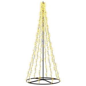 vidaXL Arbre de No&euml;l LED EKENAS 235 cm 1000 LED Blanc chaud Acier Noir