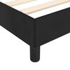 vidaXL Cadre de lit sans matelas noir 140x190 cm velours