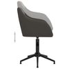 vidaXL Chaise pivotante de bureau Gris fonc&eacute; Velours