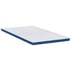 vidaXL Surmatelas Blanc 90 x 200 cm Tissu jacquard