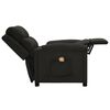 vidaXL Fauteuil de massage Noir Tissu