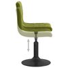 vidaXL Tabouret de bar Vert clair Velours