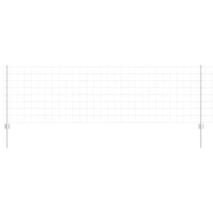 vidaXL Cl&ocirc;ture en fil soud&eacute; 25 x 0,8 m (l x h) Acier galvanis&eacute; &agrave; chaud