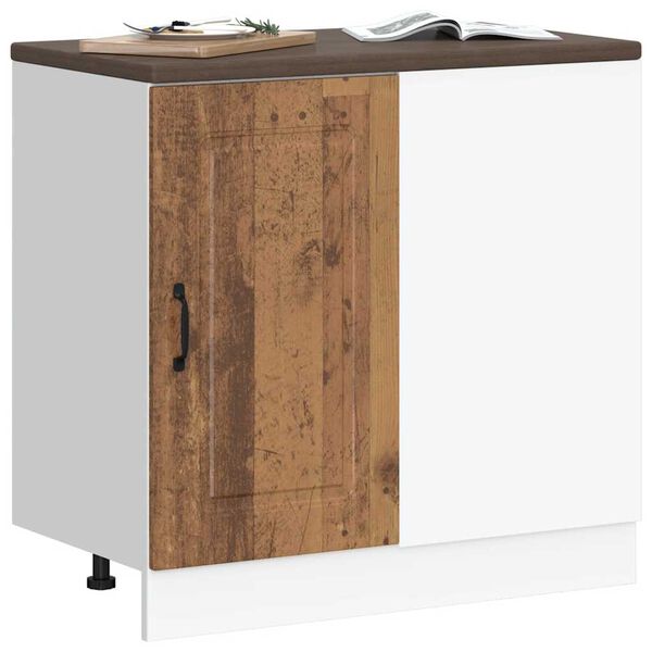 vidaXL Armoire de cuisine Kalmar vieux bois bois d'ing&eacute;nierie