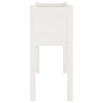 vidaXL Jardinières 2 pcs Blanc 70x31x70 cm Bois de pin massif