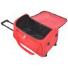 vidaXL Ensemble de valises 3 pcs Rouge