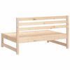 vidaXL Canapés centraux de jardin 2 pcs 120x80 cm bois de pin massif