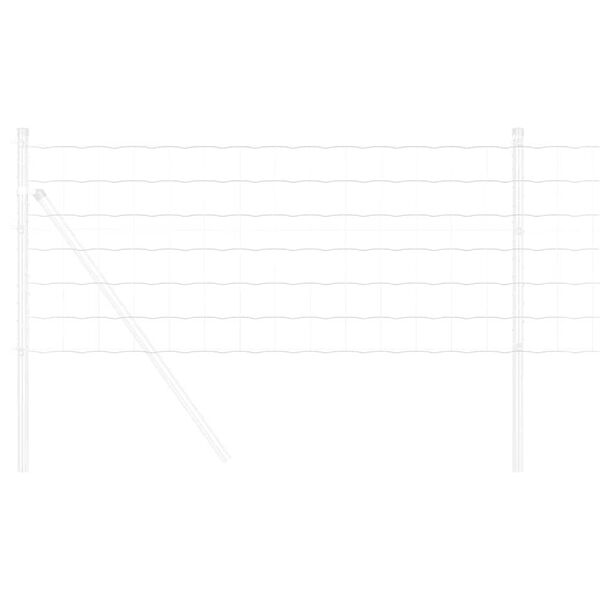 vidaXL Clôture Euro Argent 0.8 x 25 m