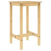 vidaXL Ensemble de bar 3 pcs Bois de pin massif