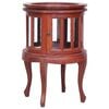 vidaXL Armoire de vitrine Marron 50x50x76 cm Bois d'acajou massif