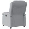 vidaXL Fauteuil inclinable Gris clair Tissu