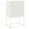 vidaXL Buffet blanc 68,5x38,5x107 cm acier