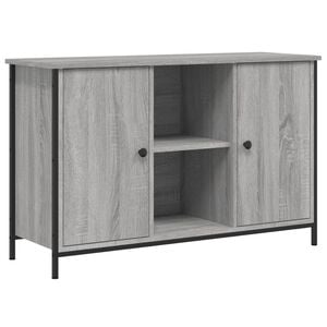 vidaXL Meuble TV sonoma gris 100x35x65 cm bois d'ing&eacute;nierie