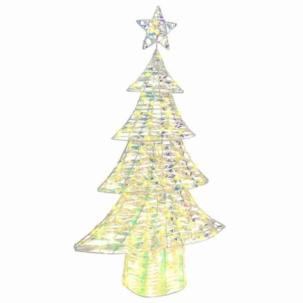 vidaXL Sapin de No&euml;l avec 160 LED Blanc chaud 150 cm PET