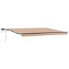 vidaXL Auvent r&eacute;tractable Multicolore 400 &times; 350 cm Tissu et Aluminium