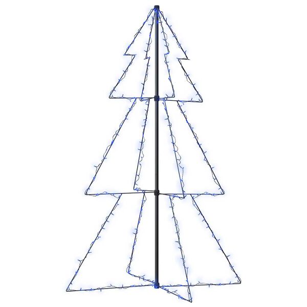 vidaXL Arbre de Noël cône 200 LED d'intérieur/d'extérieur 98x150 cm