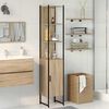 vidaXL Armoire de salle de bain avec &eacute;tag&egrave;re Sonoma 33 x 33 x 185,5 cm