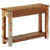 vidaXL Table console 110x30x76 cm Bois massif de récupération