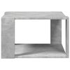vidaXL Table basse gris béton 51,5x51,5x30 cm bois d'ingénierie