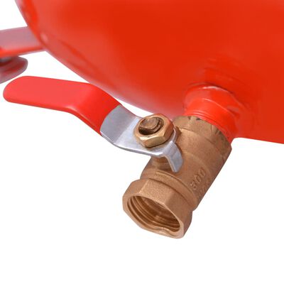 vidaXL Pompe à vidange d'huile usagée 49,5 L Acier Rouge