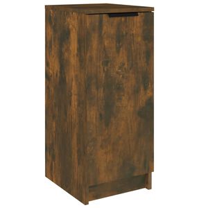 vidaXL Armoire &agrave; chaussures Ch&ecirc;ne fum&eacute; 30x35x70 cm Bois d'ing&eacute;nierie