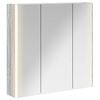 vidaXL Armoire Miroir de Salle de Bain Gris Sonoma 73.5 x 15.5 x 70 cm