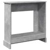 VidaXL Cadre de cheminée gris béton 90x30x90 cm bois d'ingénierie
