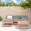 vidaXL Salon de jardin 5 pcs bois massif douglas