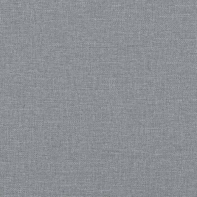 vidaXL Cadre de lit sans matelas gris clair 180x200 cm tissu