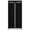 vidaXL 2 pcs Garde-robes Noir 75x50x160 cm
