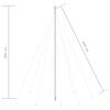 vidaXL Sapin de Noël à LED Int/Extérieur 1300 LED blanc froid 8 m