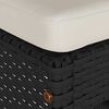 vidaXL Tabourets de bar de jardin et coussins lot de 6 r&eacute;sine tress&eacute;e