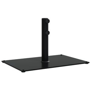 vidaXL Base de parasol pour m&acirc;ts &Oslash;32/38/48 mm 15 kg rectangulaire