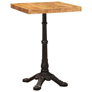 vidaXL Table bistrot Marron 50 x 50 x 76 cm Bois d'Acacia Massif