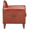 vidaXL Chaise cabriolet Marron 77x65x79 cm Cuir v&eacute;ritable