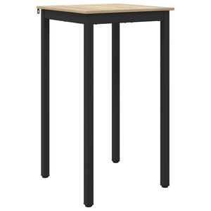 vidaXL Table de salle &agrave; manger / Table de repas Bois d'ing&eacute;nierie