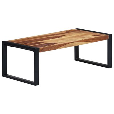 vidaXL Table basse 110x60x40 cm Bois massif