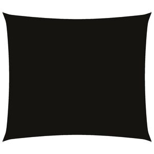 vidaXL Voile de parasol tissu oxford rectangulaire 2x2,5 m noir