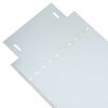vidaXL Bordures de pelouse 5 pcs Argent 100 x 25 x 0.07 cm