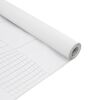 vidaXL Film de fen&ecirc;tre auto-adh&eacute;sif Blanc d&eacute;poli 90 x 500 cm PVC