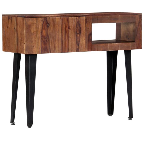 vidaXL Table console 90x30x75 cm Bois massif