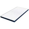 vidaXL Surmatelas Blanc 90 x 190 cm Tissu jacquard