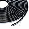 vidaXL Joint brosse autocollant pour porte 10 m PP Noir