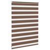 vidaXL Store z&egrave;bre marron 100x100 cm largeur du tissu 95,9cm polyester