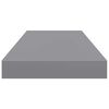 vidaXL &Eacute;tag&egrave;re murale flottante gris 60x23,5x3,8 cm MDF