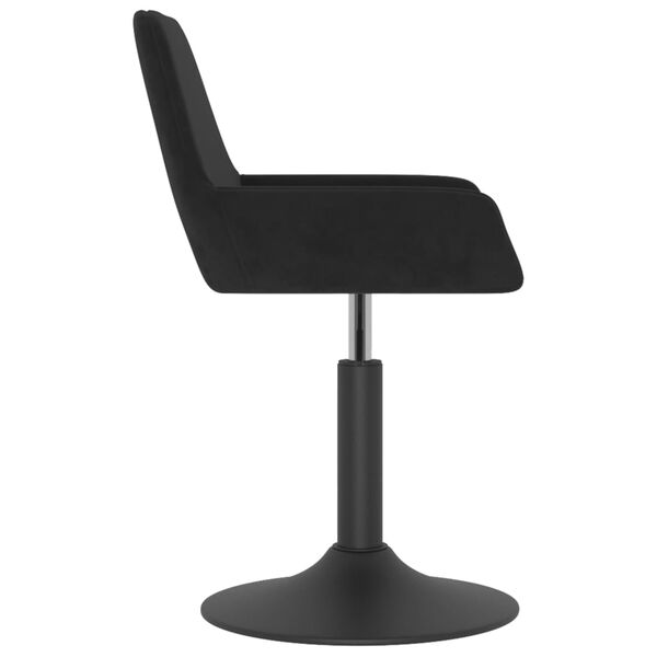 vidaXL Tabouret de bar Noir Velours
