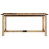 vidaXL Table &agrave; manger 160x80x75 cm bois de manguier massif